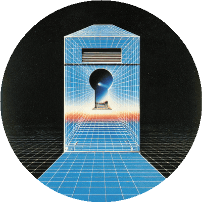 Animated lockbox securing verified content in a digital vault