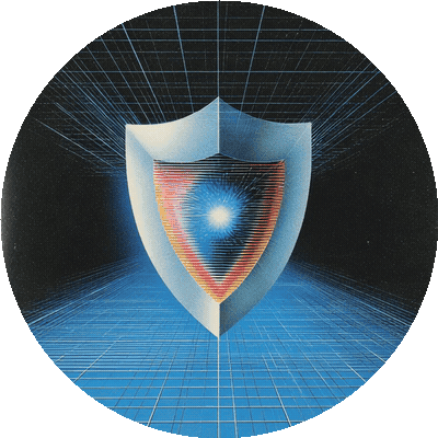 Animated shield protecting against unauthorized AI usage